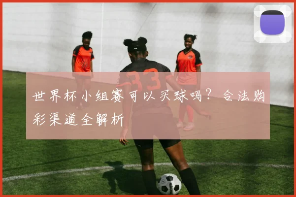 世界杯小组赛可以买球吗？合法购彩渠道全解析